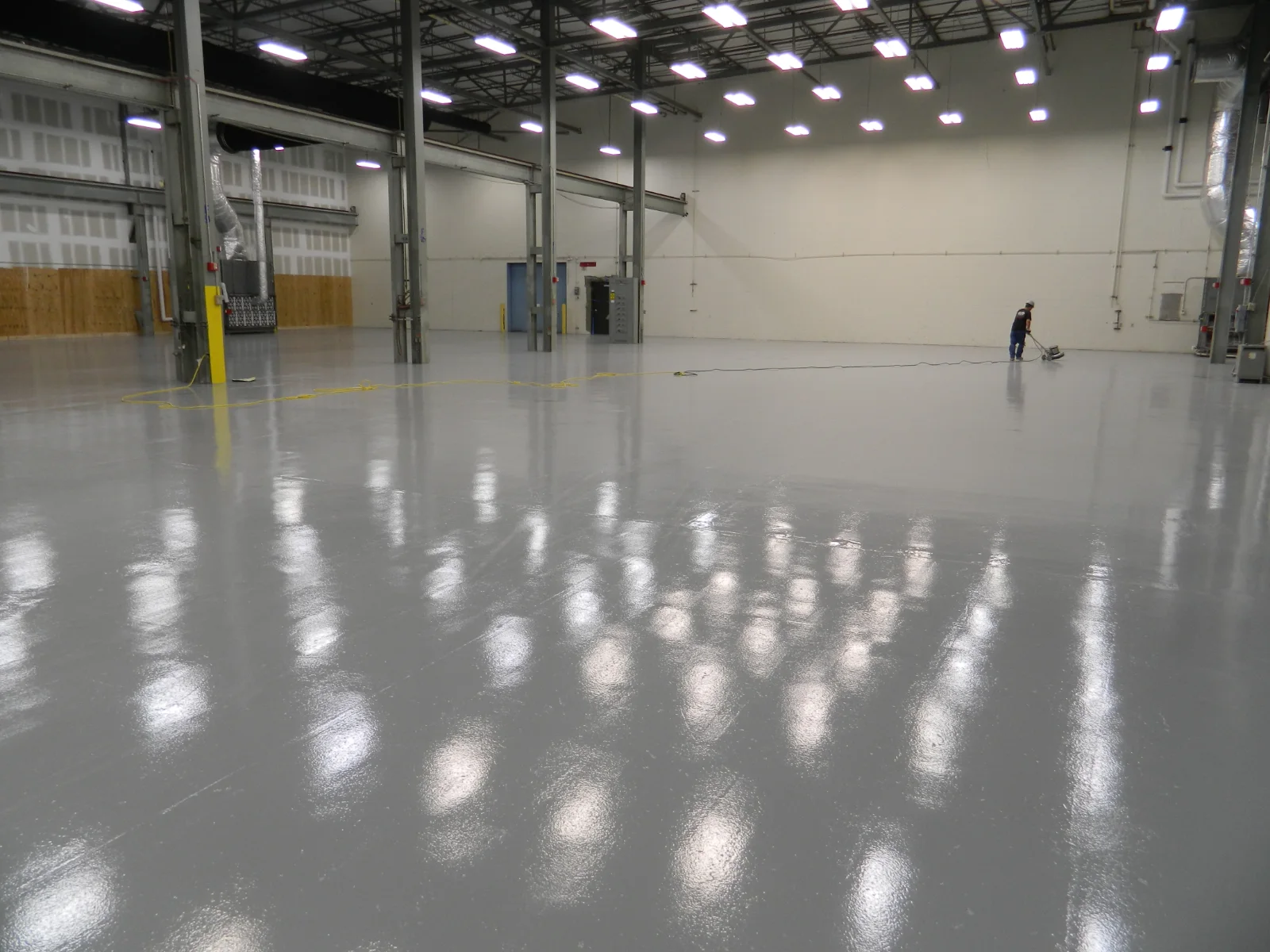 Epoxy thin film coating